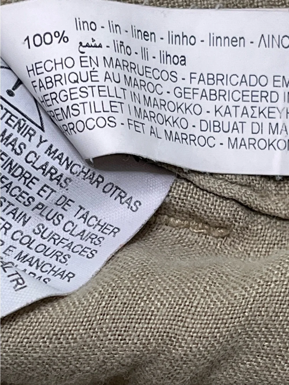Zara women Wide-Leg linen pants Large